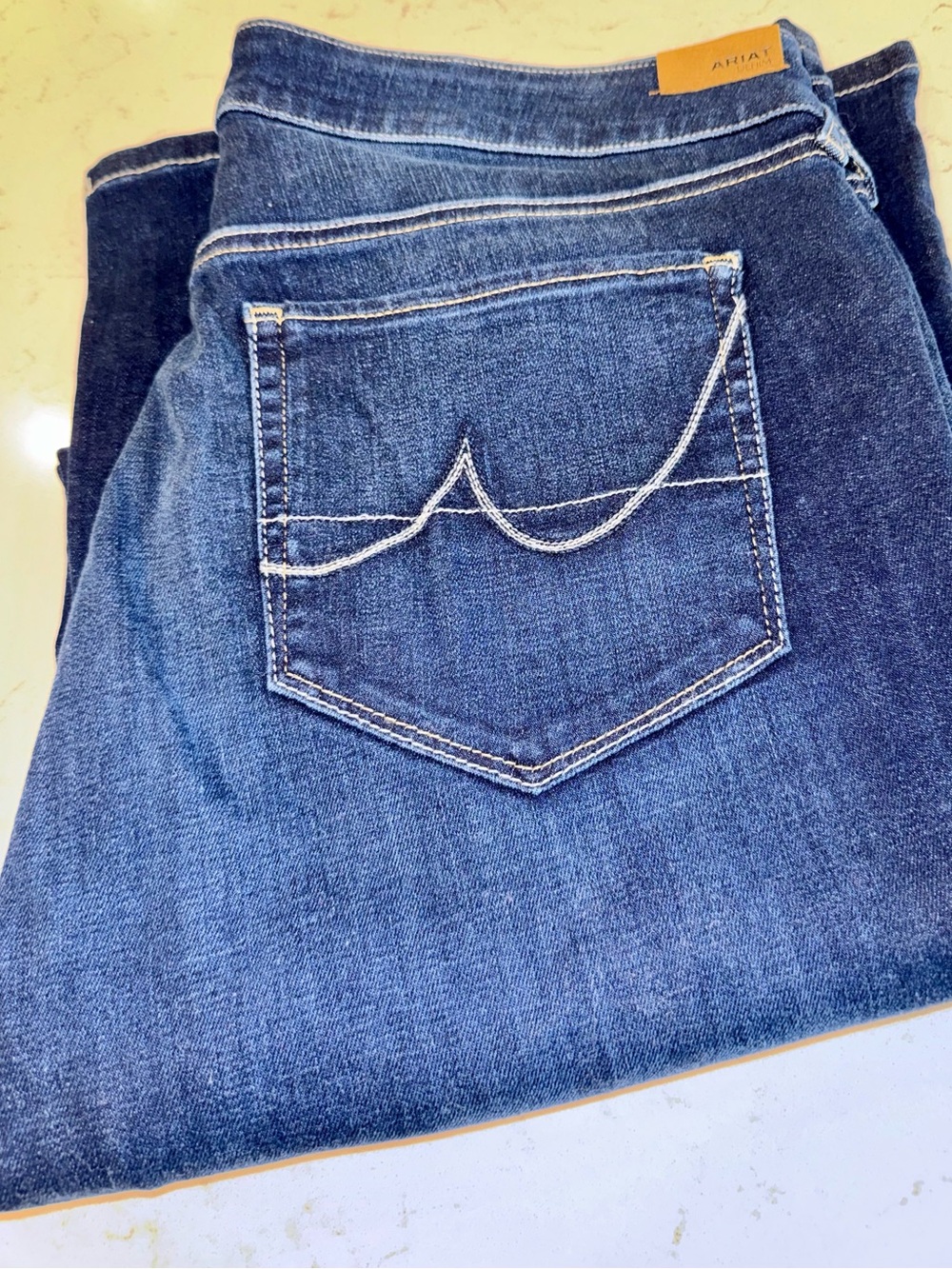 Ariat Size 32 L Dark Wash Perfect Rise Katie Flare Jeans